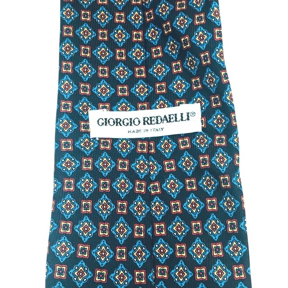 Giorgio Redaelli Mens Tie Necktie 100% Silk - Picture 7 of 10